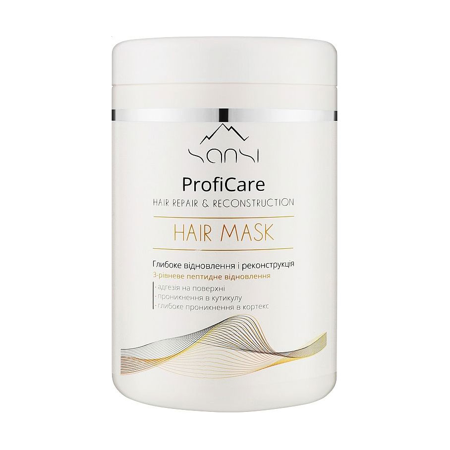 Маска для волосся Sansi ProfiCare Hair Repair &amp; Reconstruction Hair Mask Глибоке вiдновлення та реконструкцiя, 1 л